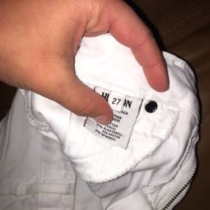White “Hudson” jeans